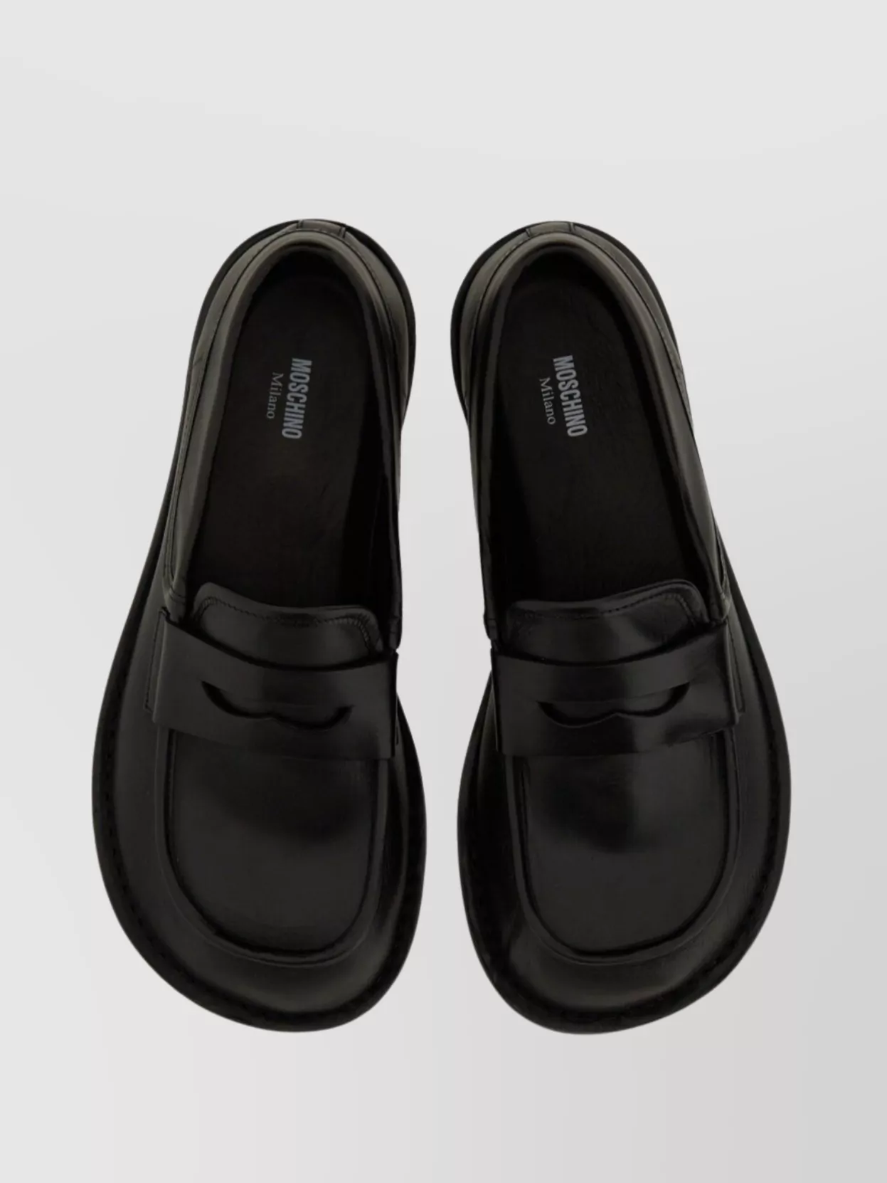 Moschino Desert Penny Strap Loafers