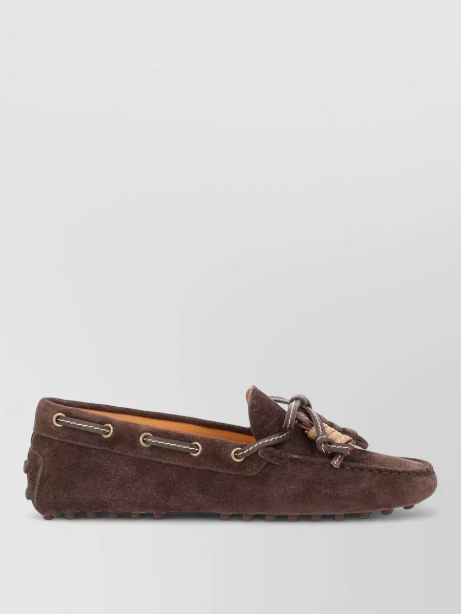 Tod's Suede Leather Loafers
