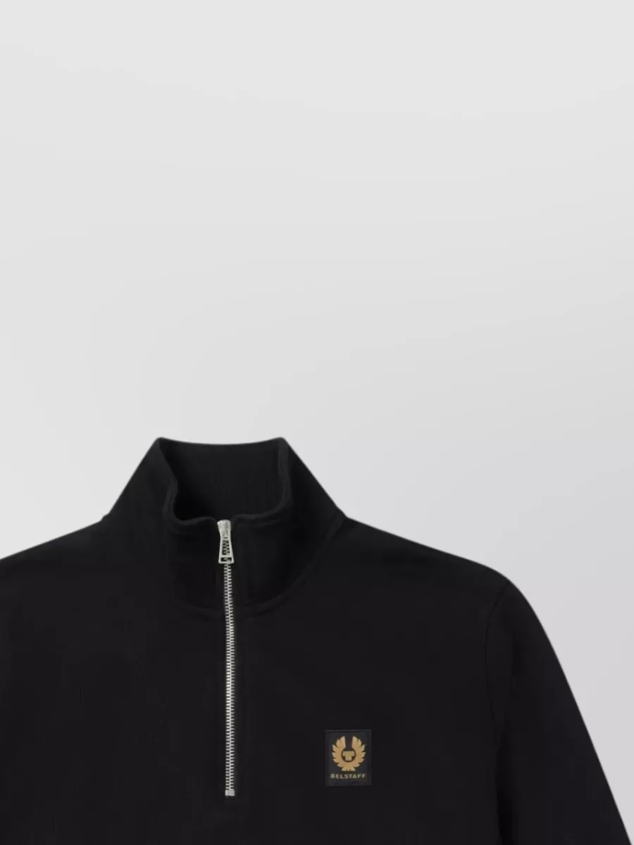 Belstaff Cotton Long-Sleeve Quarter-Zip Sweatshirt