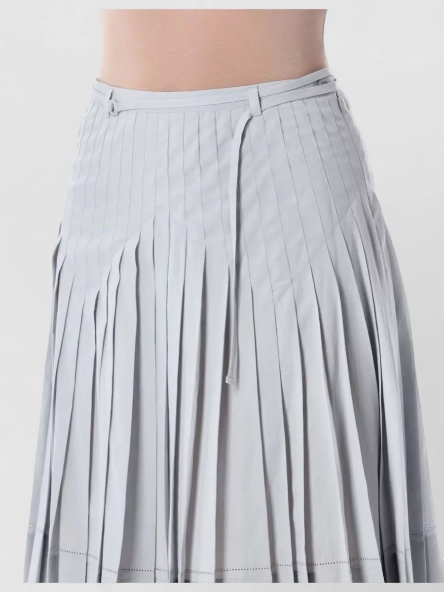Low Classic Pleated High-Rise Mini Skirt