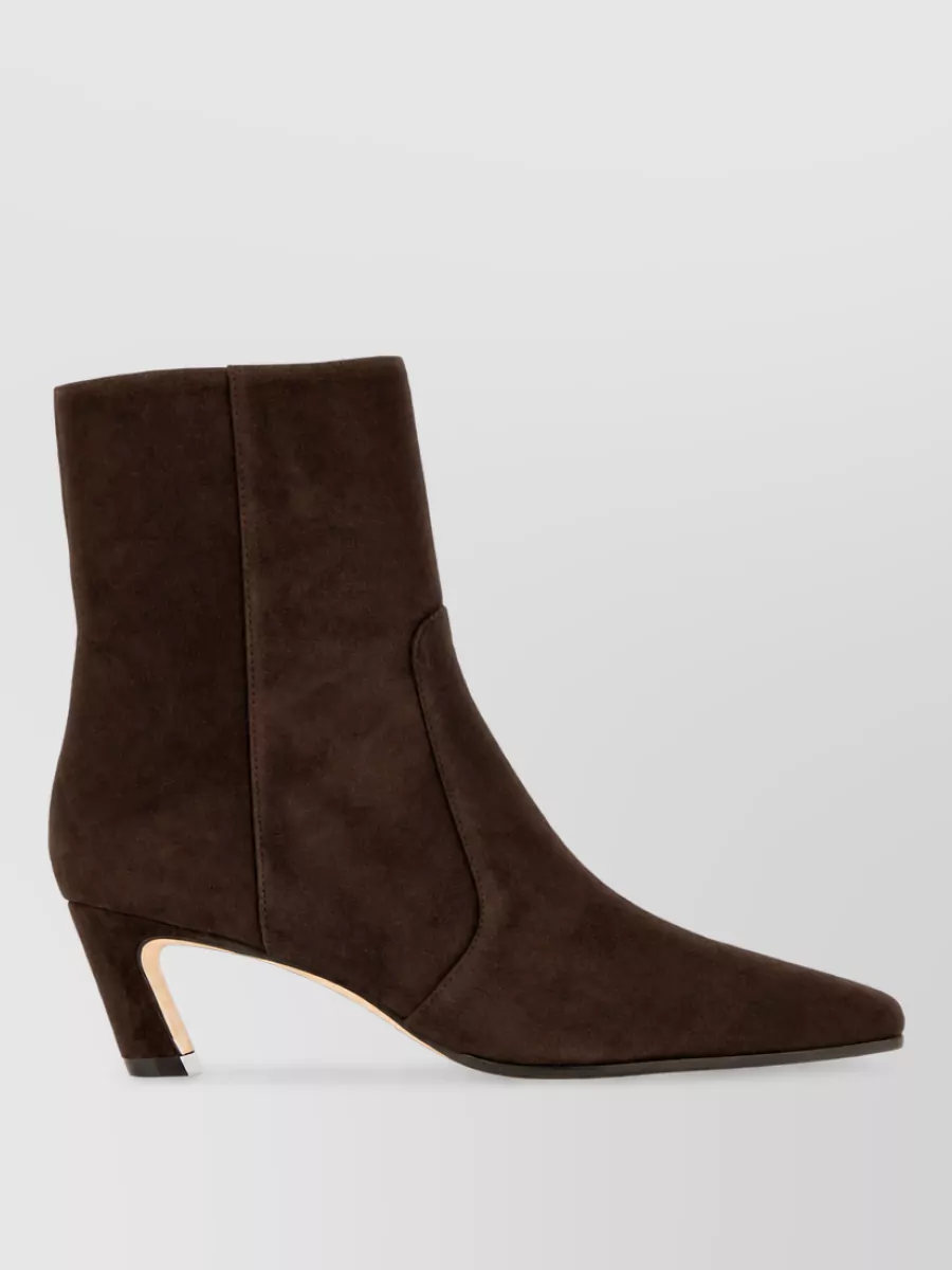 Stuart Weitzman Suede Leather Ankle Boots
