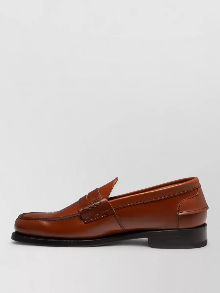 Saxone Of Scotland Leather Loafers