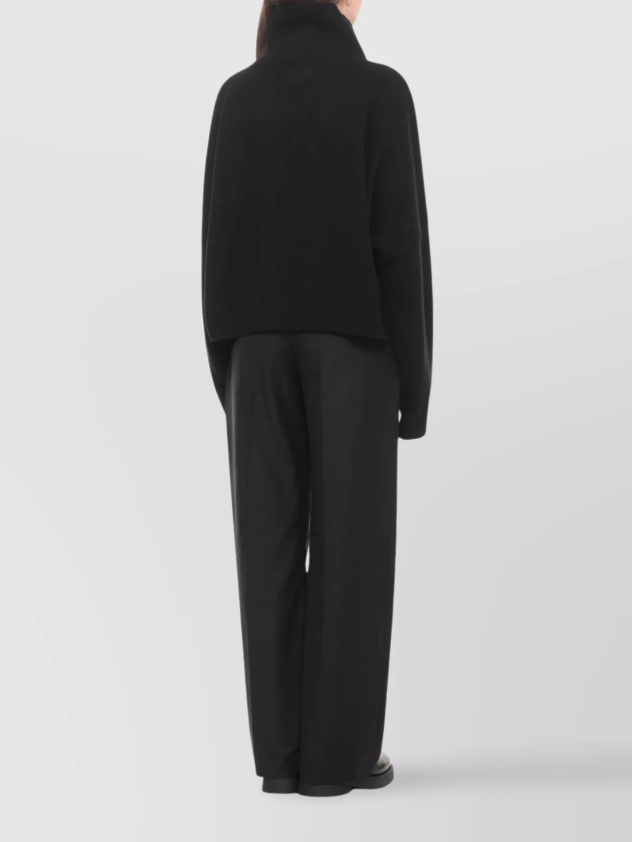 Loulou Studio Wool Cashmere Ribbed Turtleneck Jumper