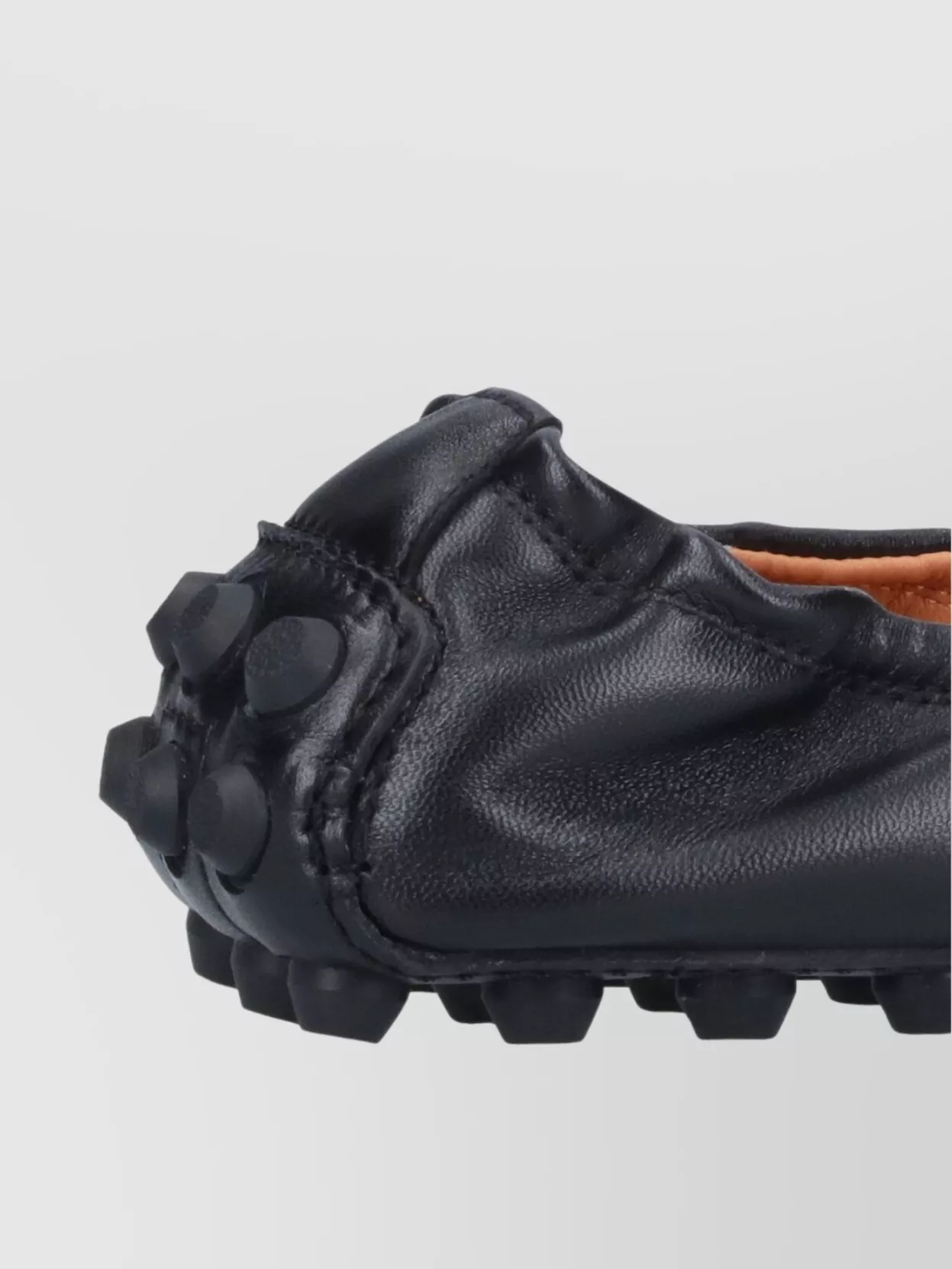 Tod's Bow Round Toe Rubber Sole Ballerina Shoes