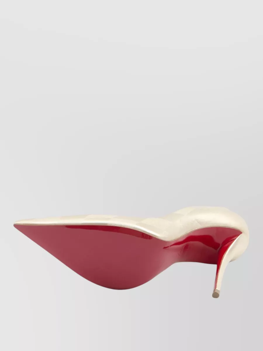 Christian Louboutin Miss Z Pumps Laminated Lamb Leather Stiletto