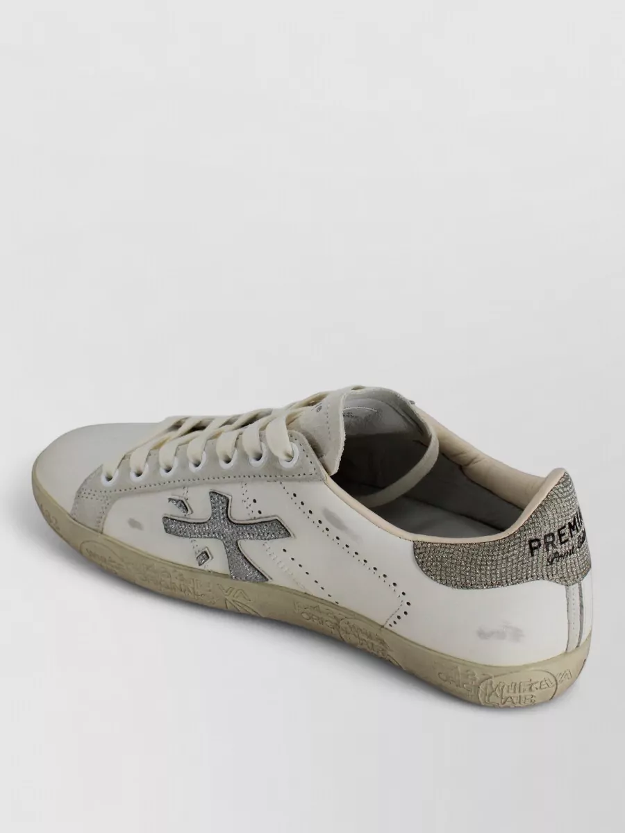 Premiata Leather Low-Top Sneakers