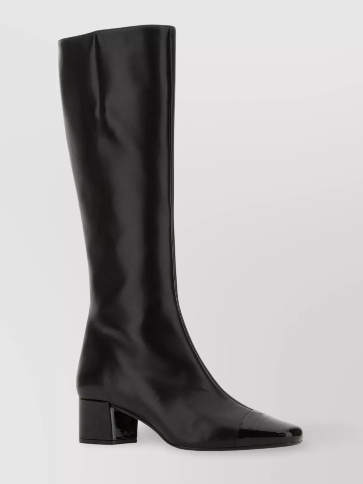 Shop Carel Paris Malaga Leather Boots Block Heel Knee Length