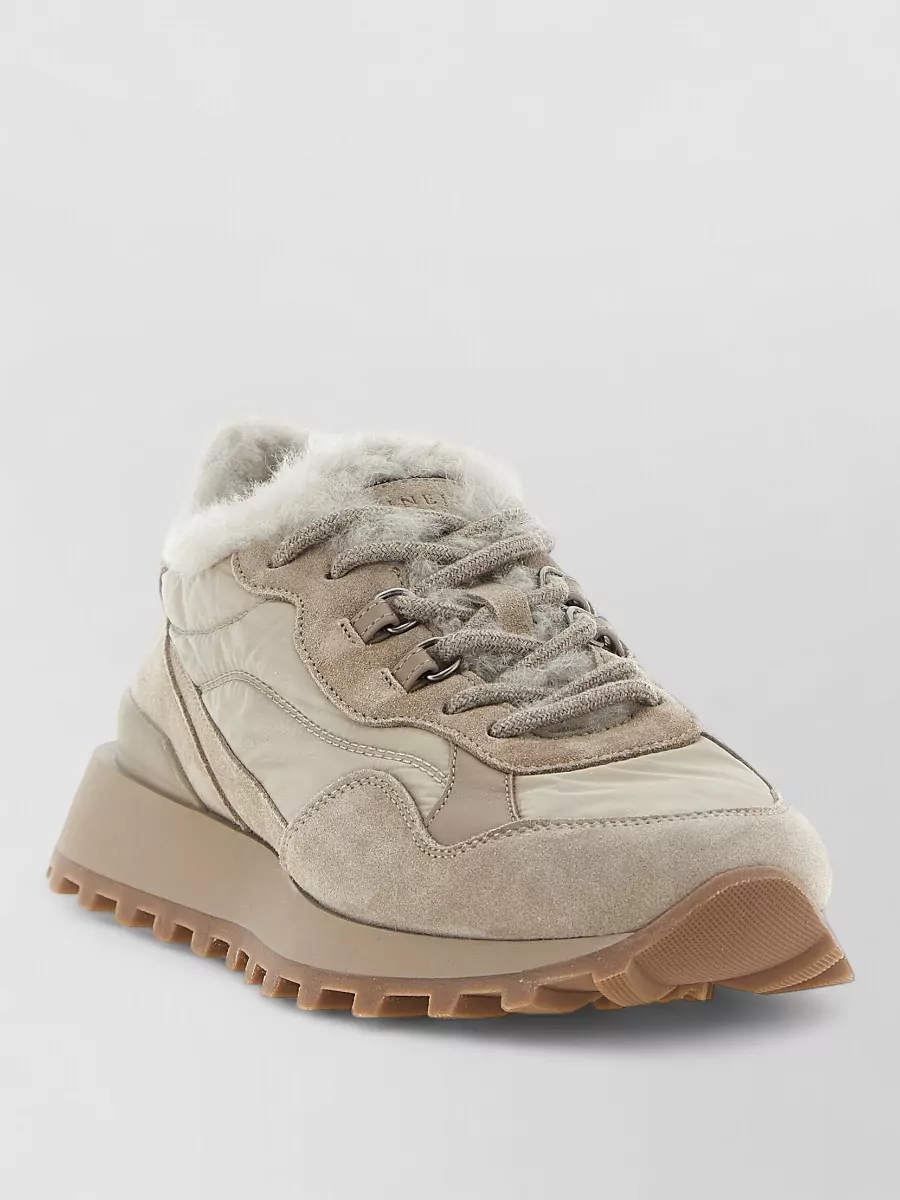 Brunello Cucinelli suede low-top sneakers