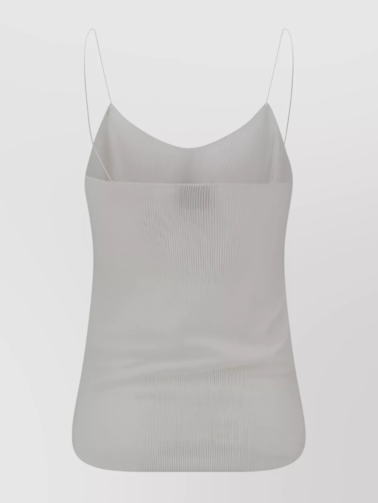 FORTE FORTE RIBBED TOP SILHOUETTE ENHANCING ASYMMETRIC HEMLINE