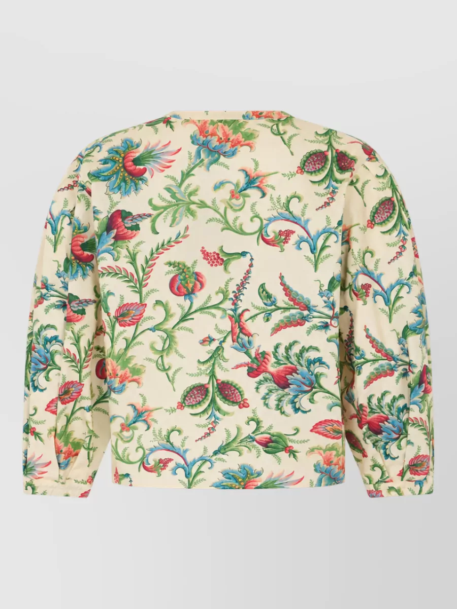 Etro Floral Cotton Blouse