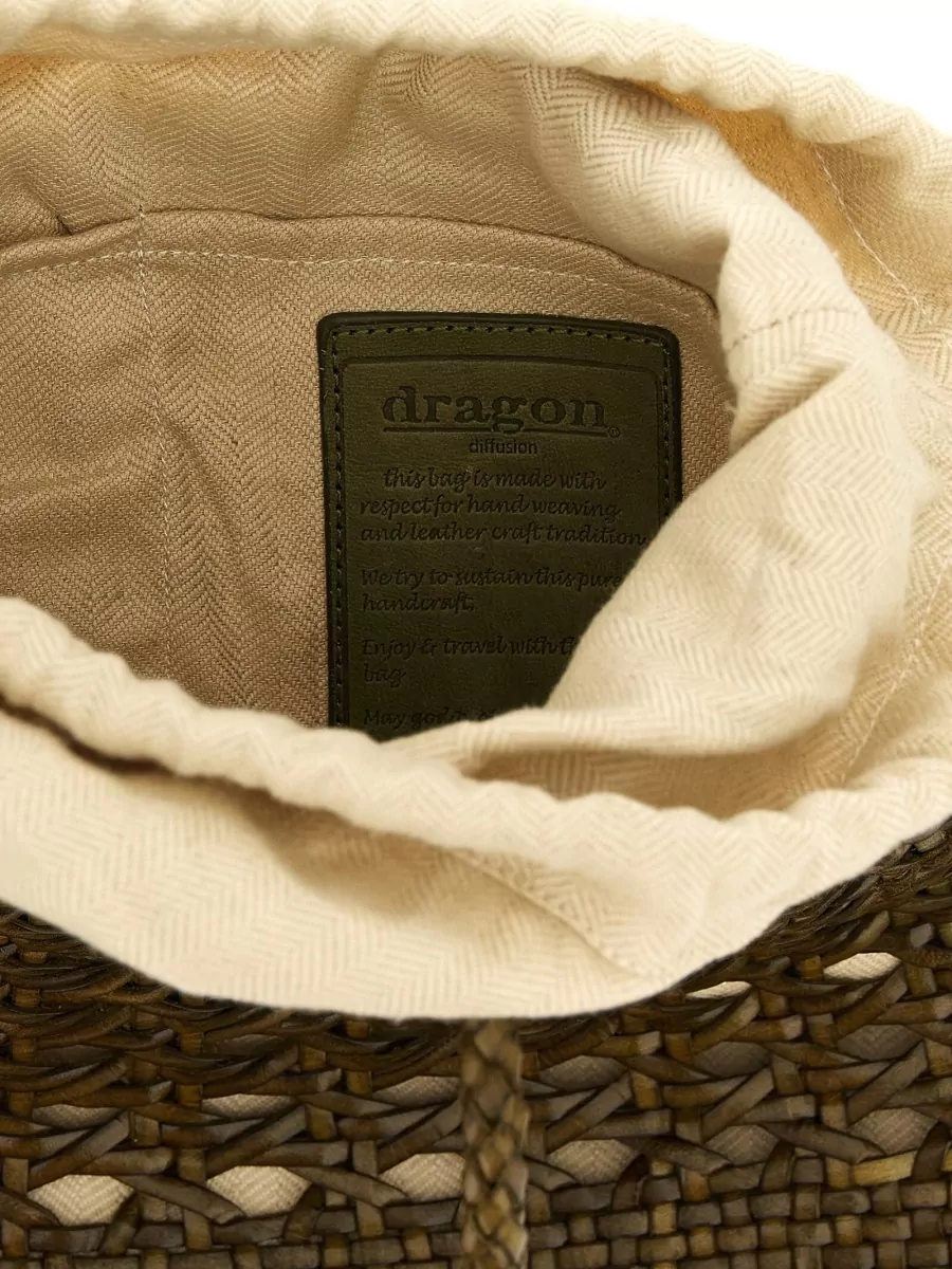 Dragon Diffusion Hand-Woven Leather Tote Bag