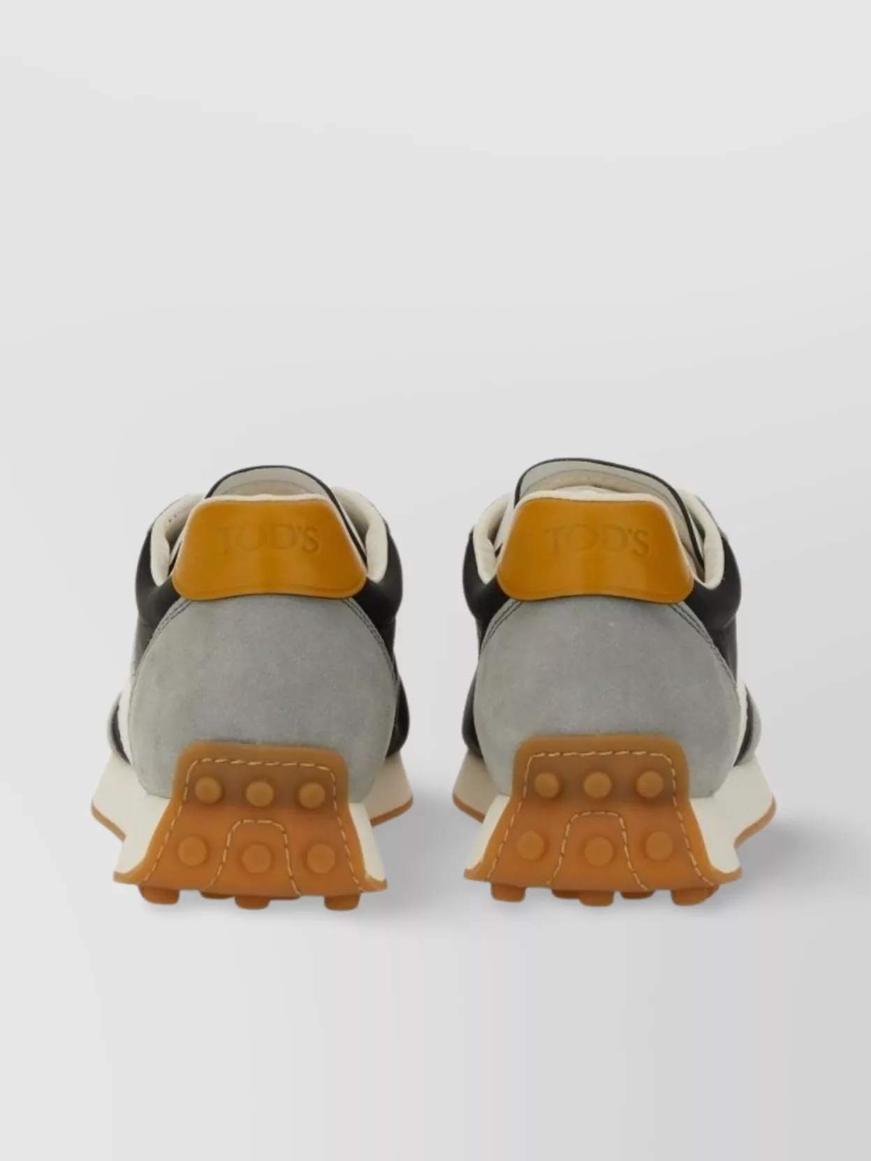 Tod's Sneakers With Contrast Panels And Round Toe