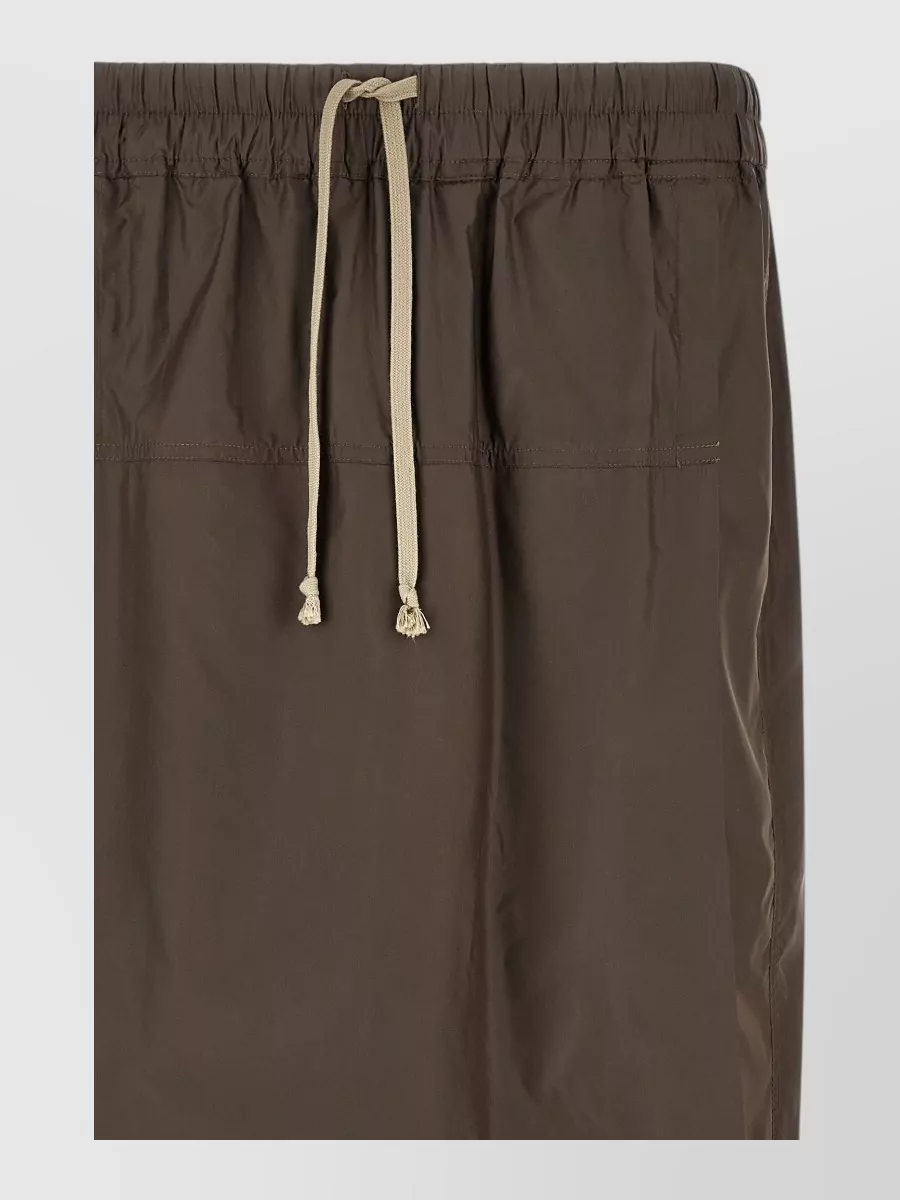 Rick Owens Moncler Kilt Style Bermuda Shorts Pockets