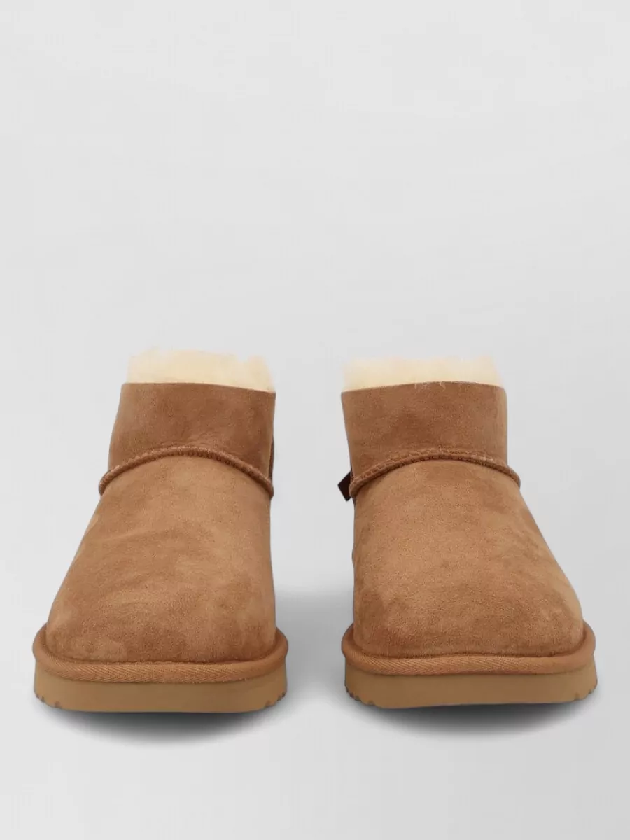 Ugg shearling ultra mini bow slippers