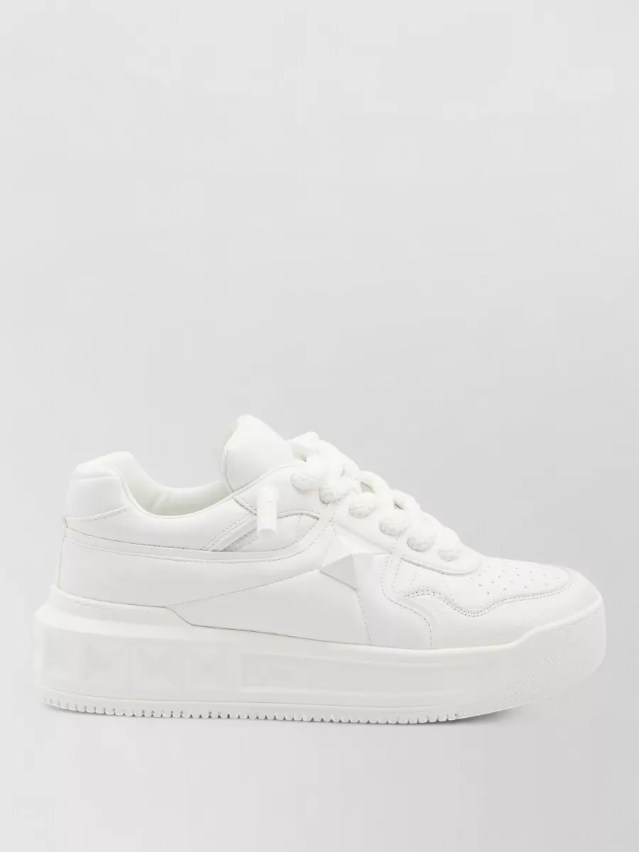 Valentino Garavani Stud Detail Leather Xl Sneakers