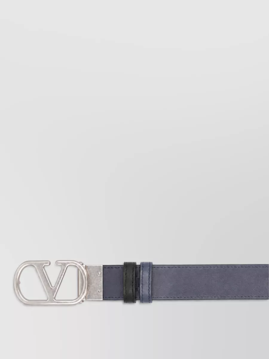 Valentino Garavani Leather Reversible Belt