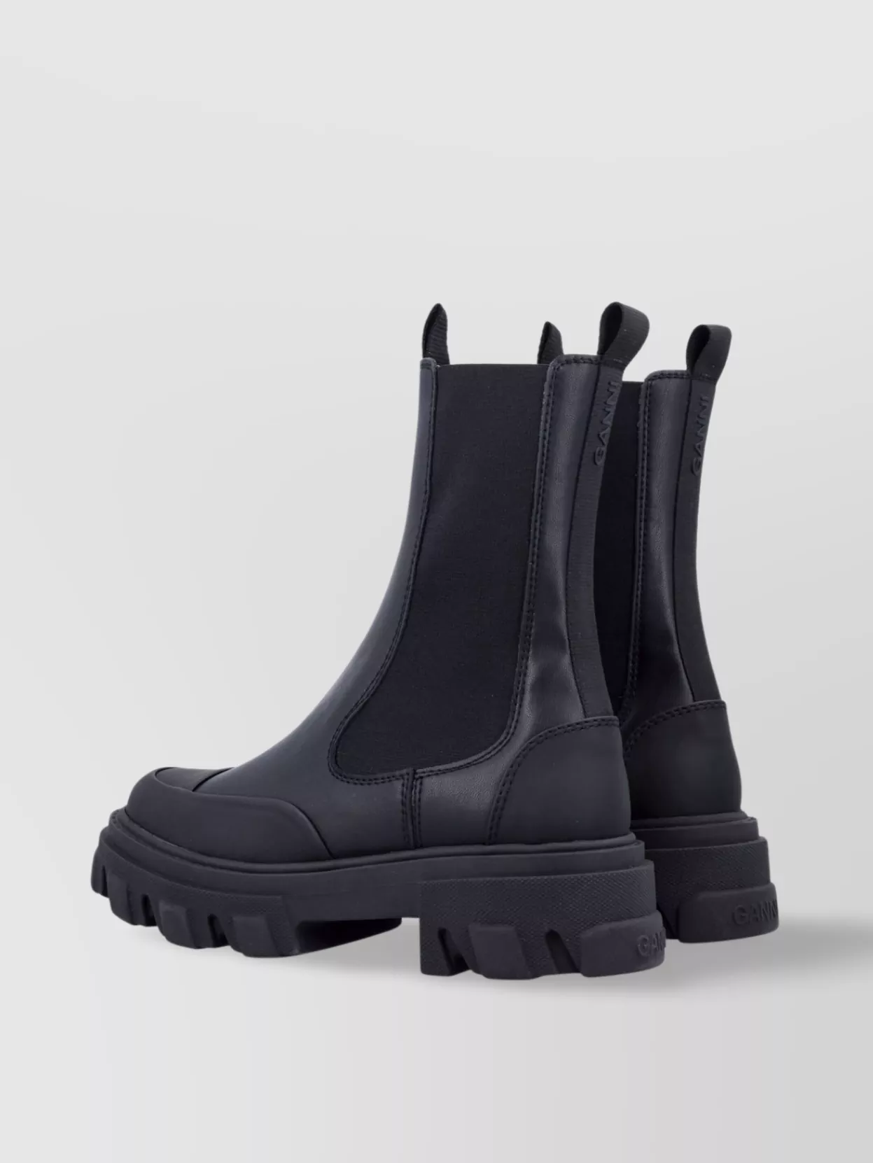 Ganni Chunky Sole Ankle Length Chelsea Boot