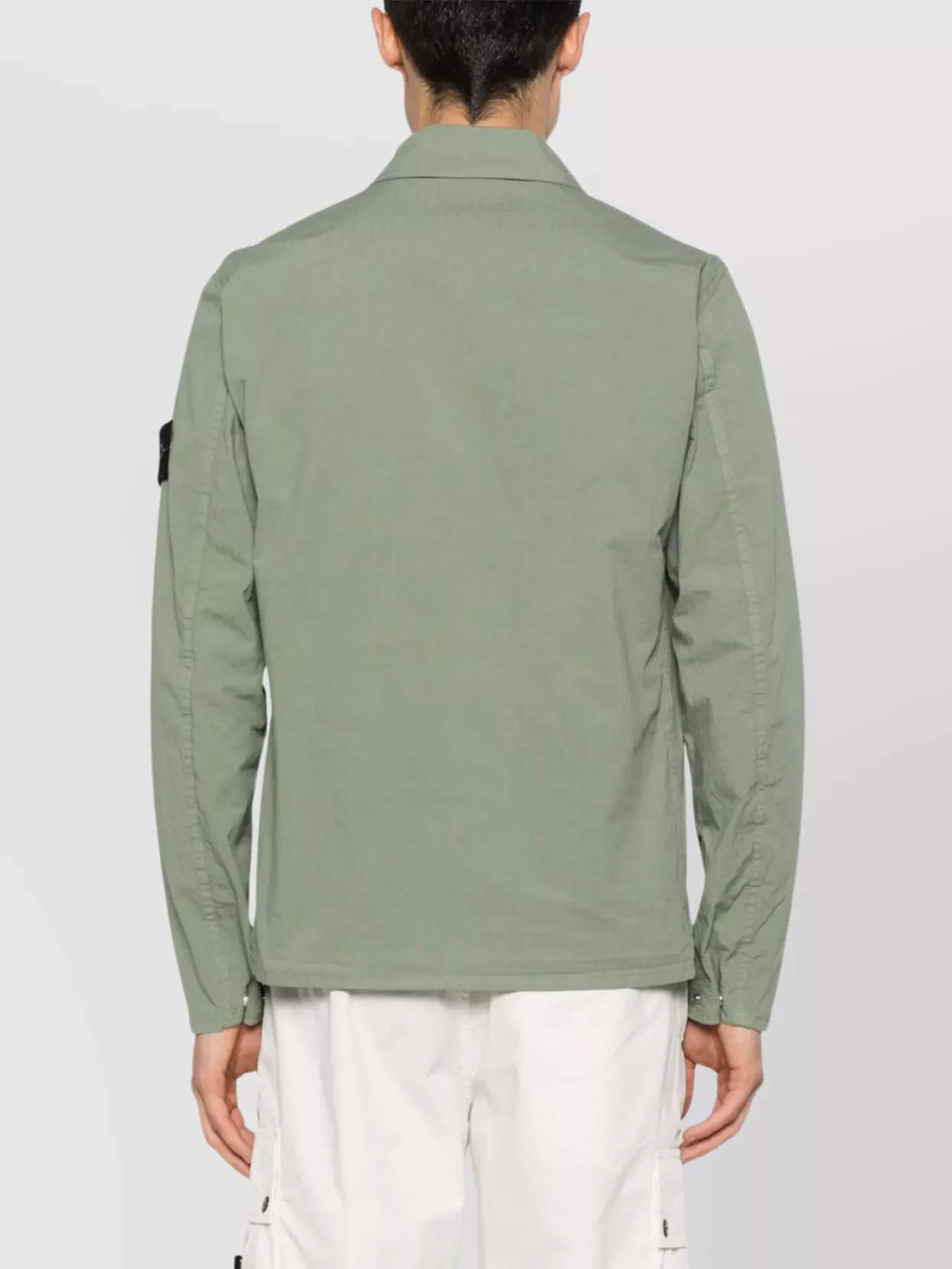 Stone Island Overshirt Cotton Adjustable Cuffs