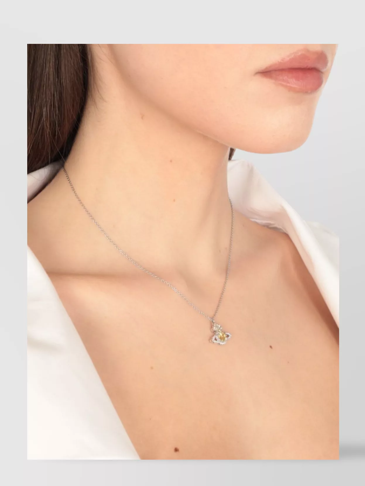 Vivienne Westwood Orb Pendant Chain Necklace With Adjustable Length