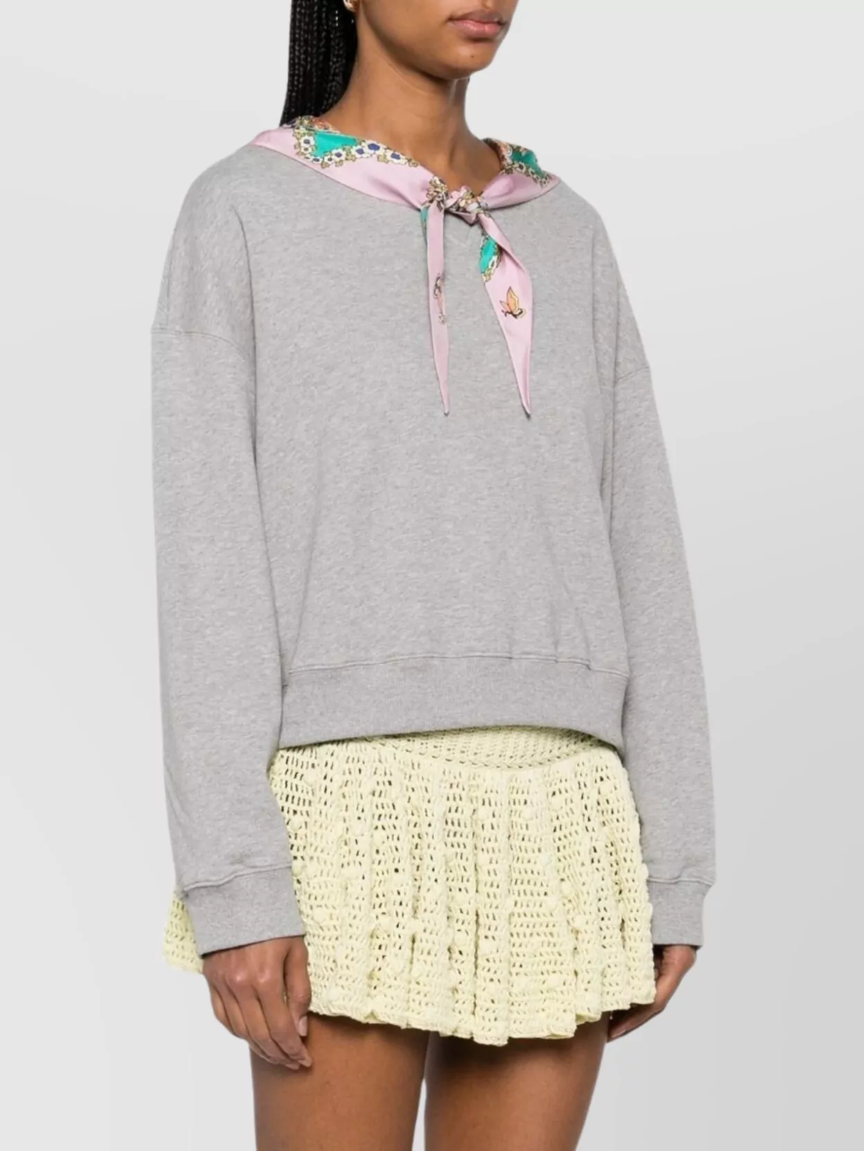 Etro Knitwear With Embellished Scarf Detail