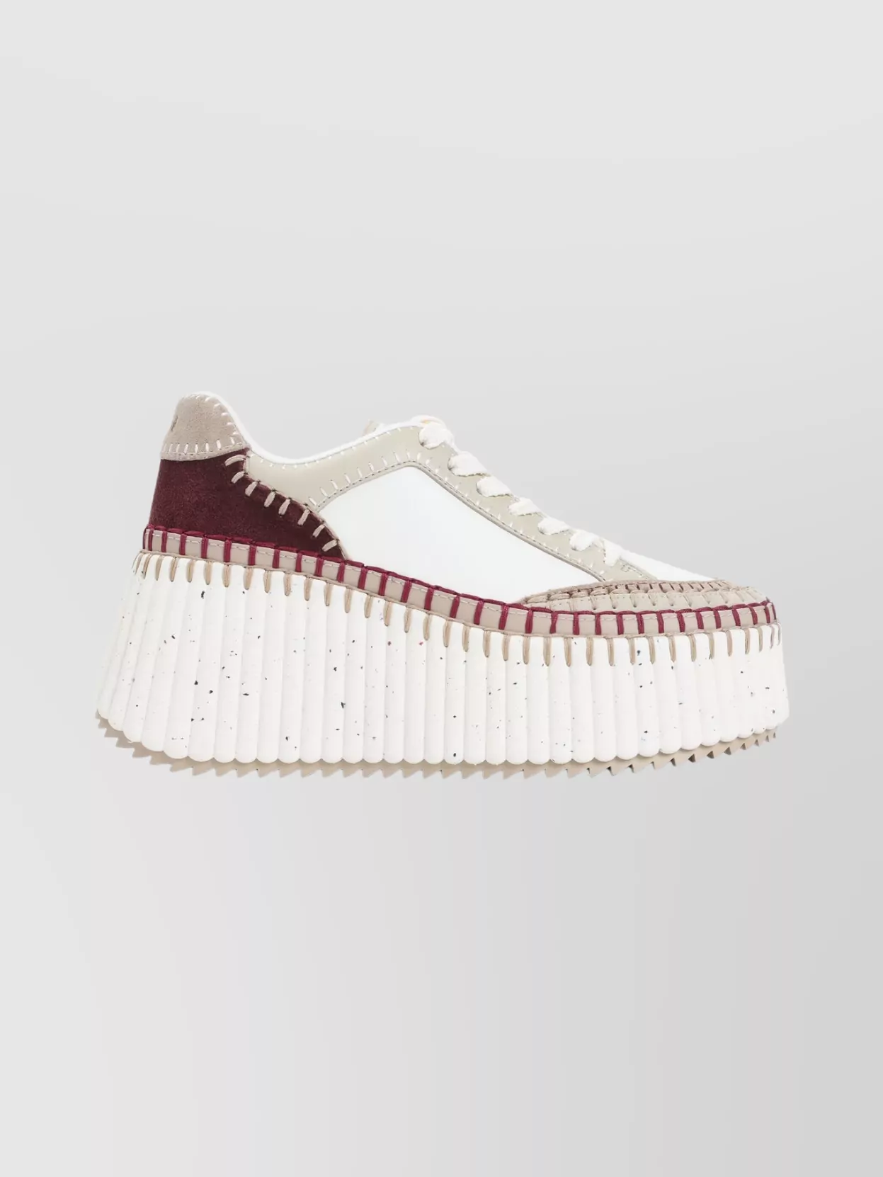 Chloé Nama Platform Sneakers Multicolor Panels