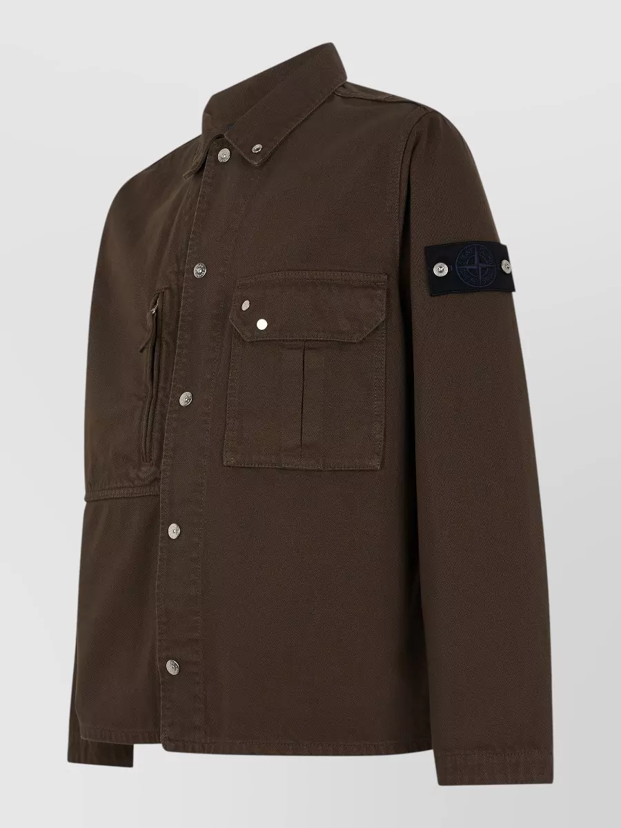 Stone Island Single Breasted Coat