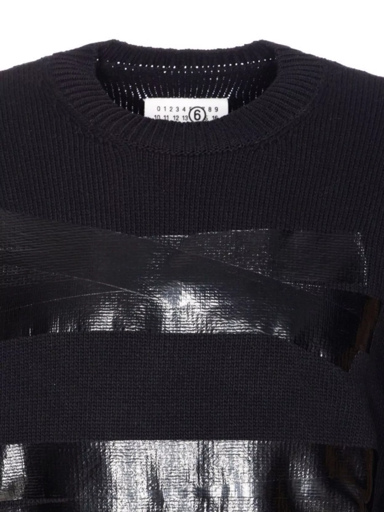 Mm6 Maison Margiela Crewneck Sweater Front Detail