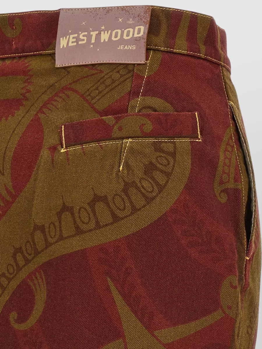 Vivienne Westwood All Over Print Skirt Trousers Design