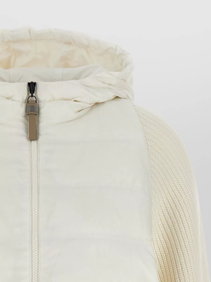 Brunello Cucinelli Down Quilted Hooded Parka Coat