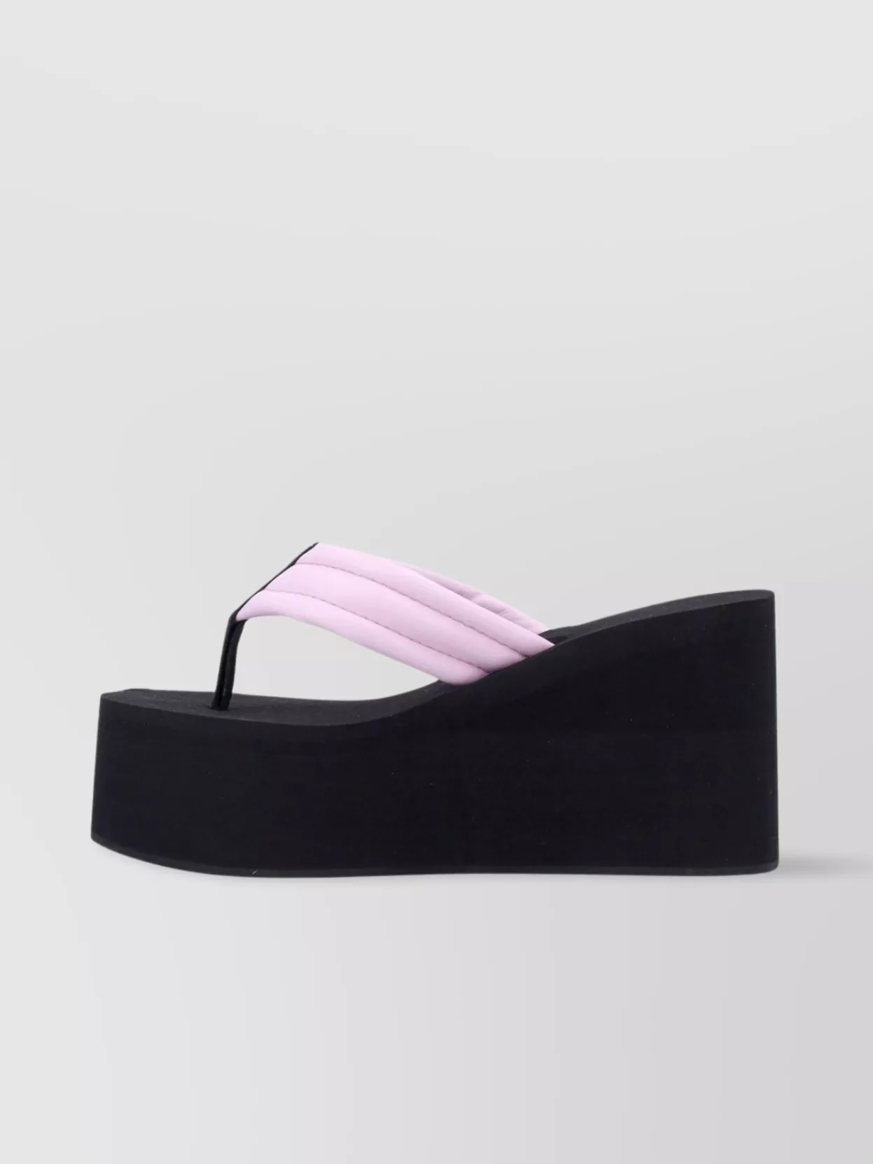 Shop Coperni Quilted Strap Platform Wedge Sandal