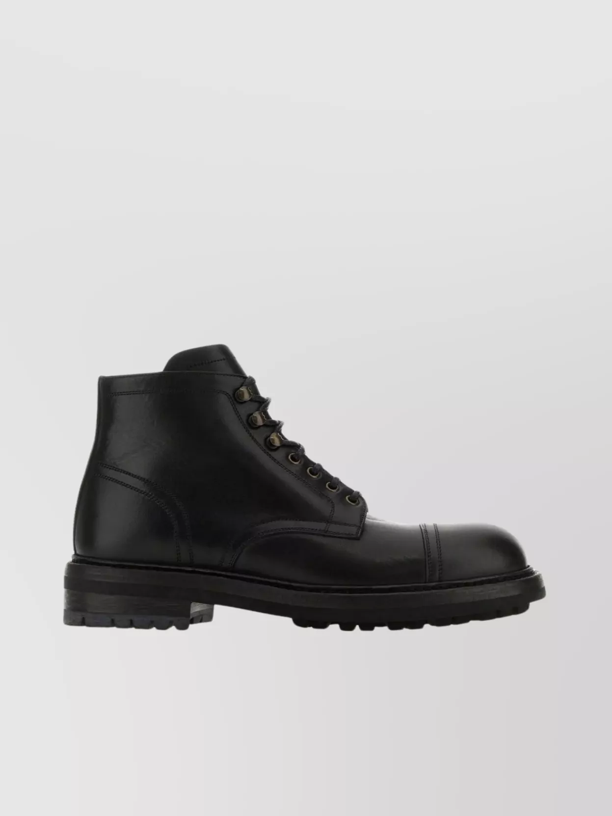Shop Dolce & Gabbana Modern Leather Re-edition Ankle Boots In Black