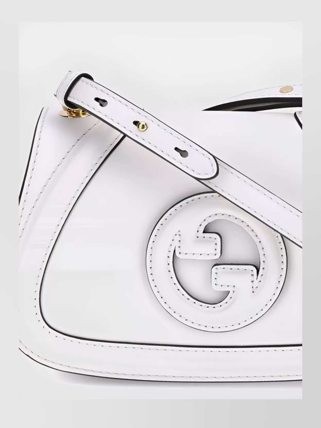Gucci Structured Leather Shoulder Bag