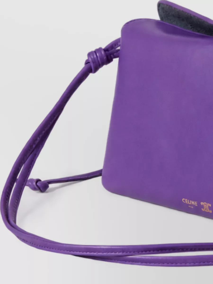 Celine Lambskin Flap Shoulder Bag
