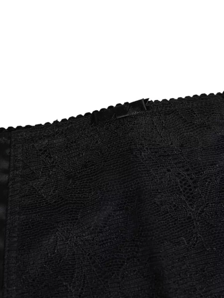Dolce&Gabbana Silk Lace High-Rise Cycling Shorts