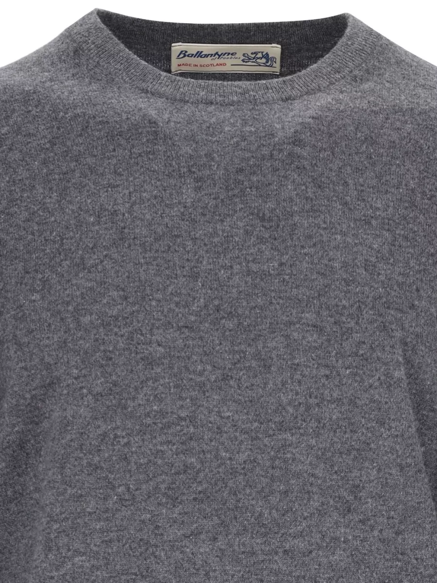 Ballantyne Ribbed Cashmere Crewneck Jumper
