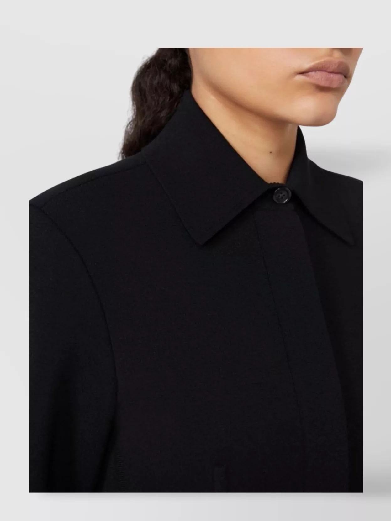 Sportmax Silhouette Enhancing Long Sleeve Knit Top