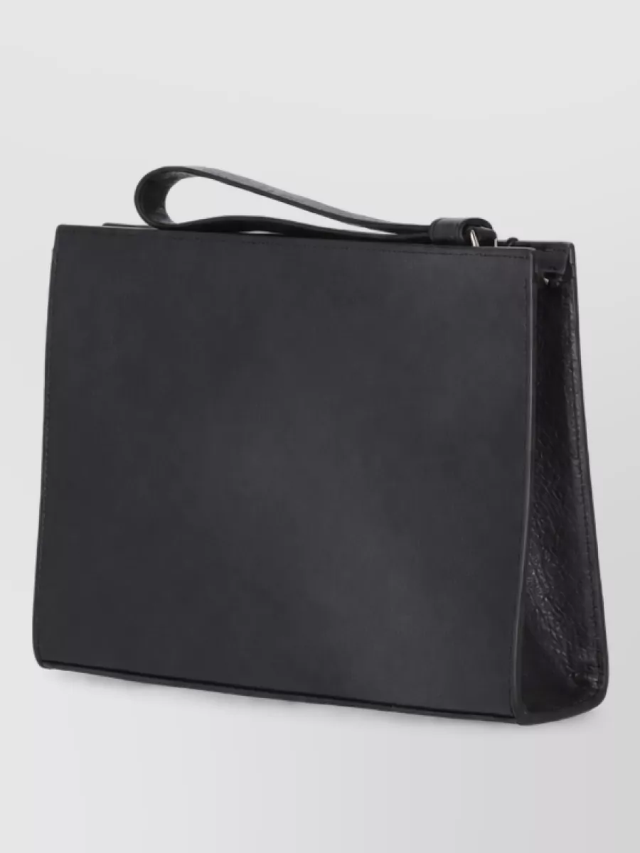 Orciani Leather Clutch Bag