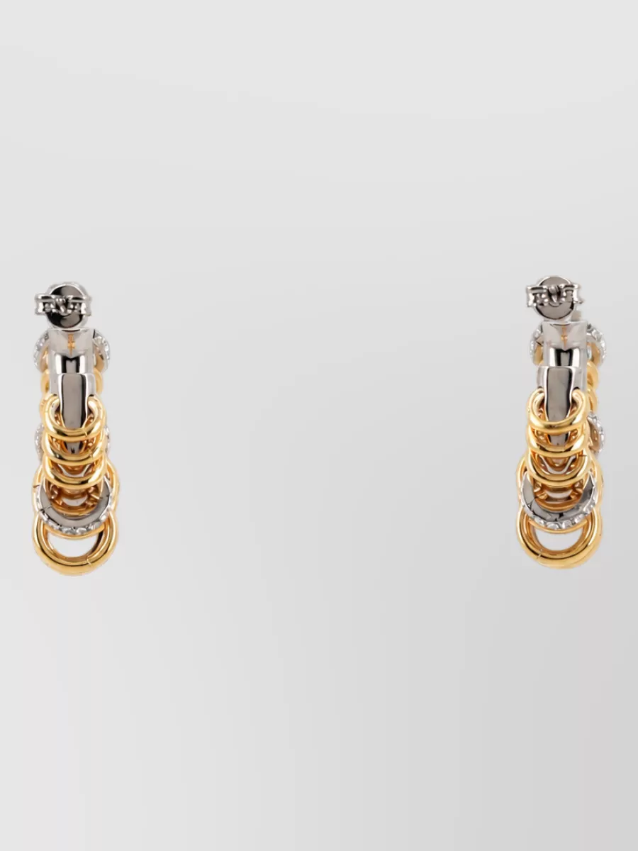 Paco Rabanne Brass earrings