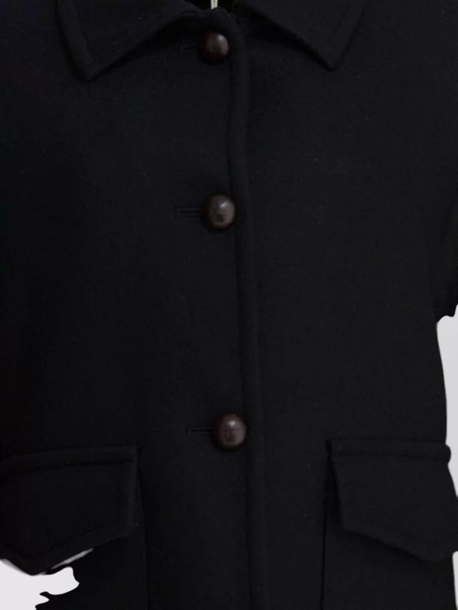 Circolo 1901 Wool Double-Breasted Coat