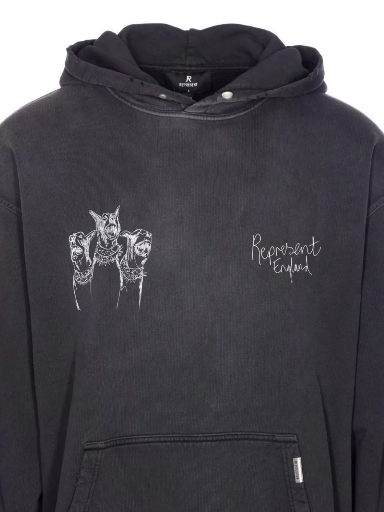 Represent Graphic Hooded Sweater Kangaroo Pocket