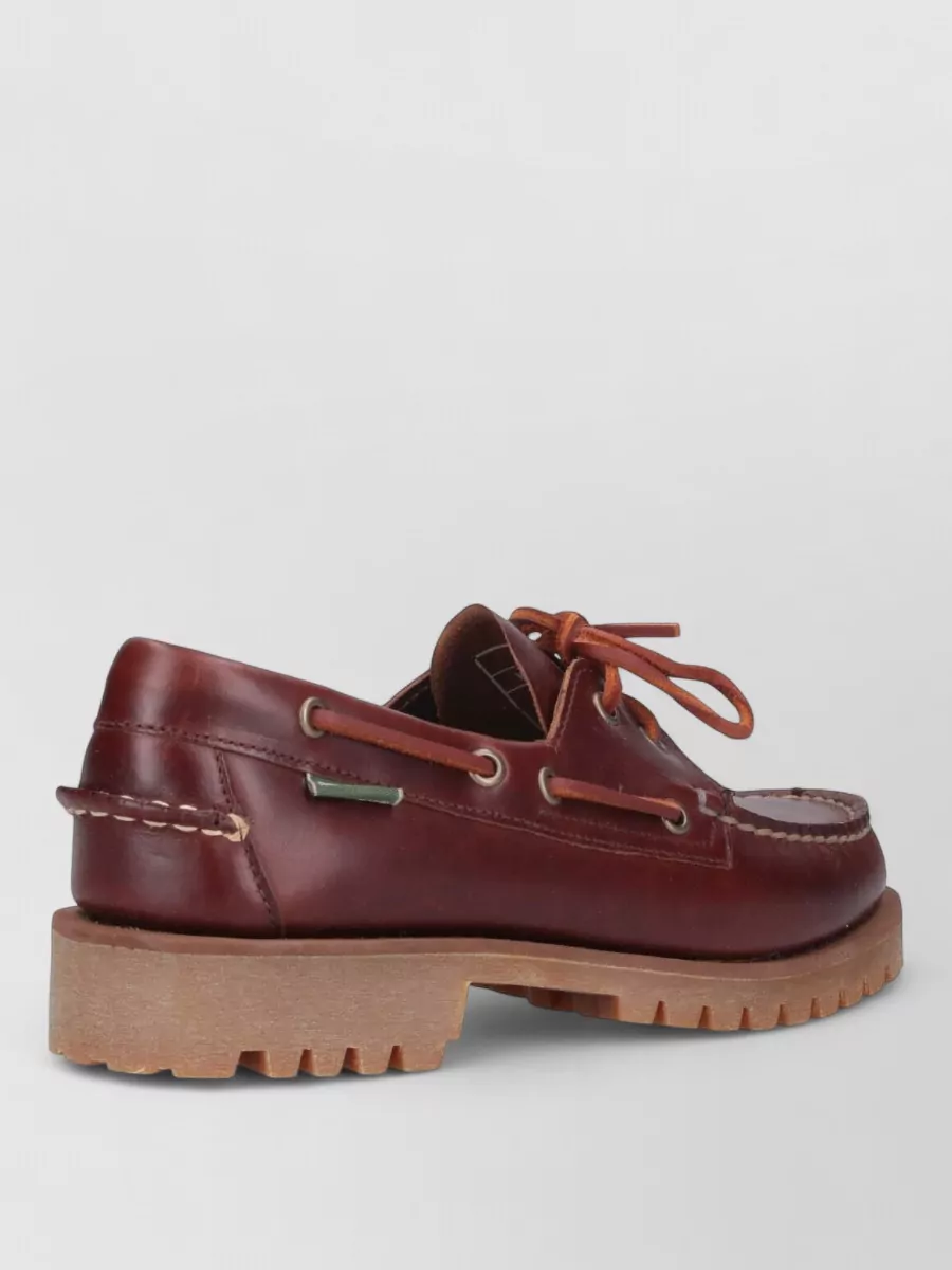Sebago leather lace-up loafers