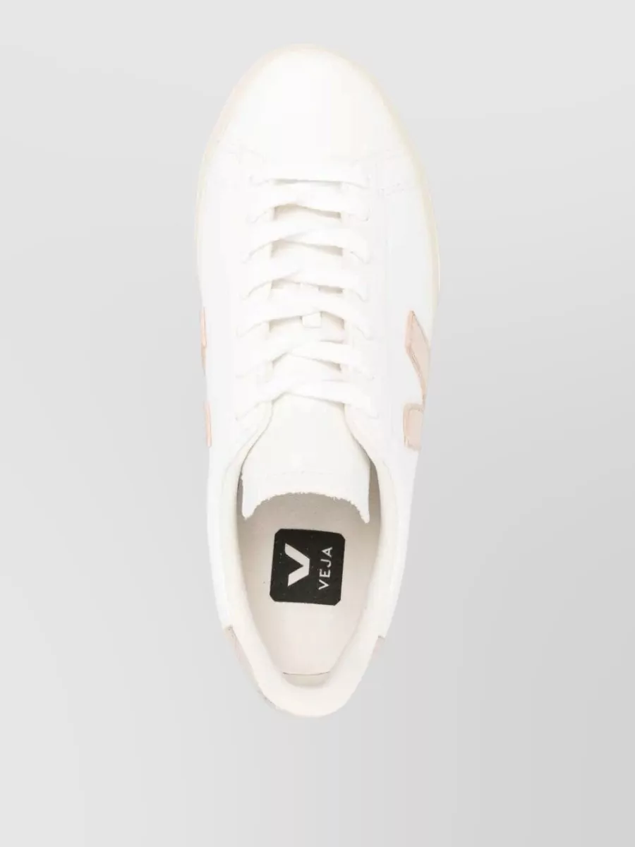 Veja Leather Lace-Up Sneakers