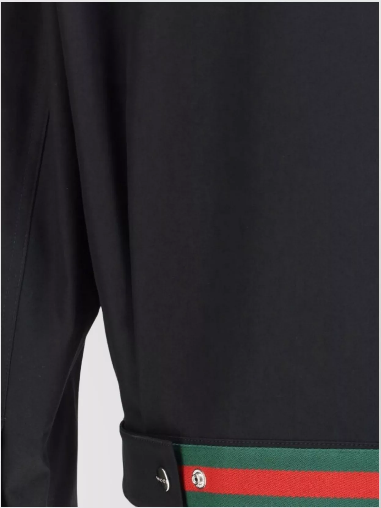 Gucci Cotton Jacket Adjustable Iconic Stripes