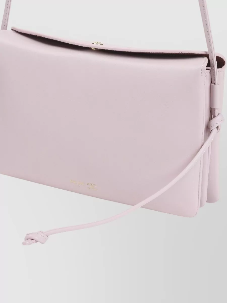 Celine Lamb Leather Shoulder Bag