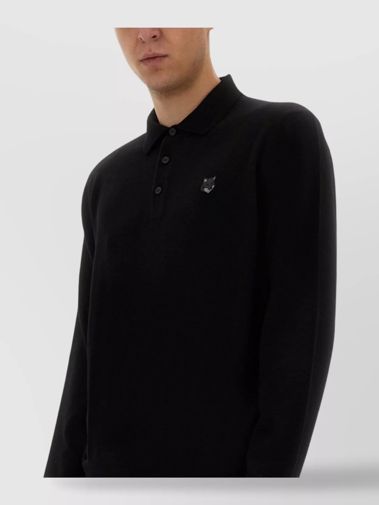 Maison Kitsuné Fox Head Polo Shirt