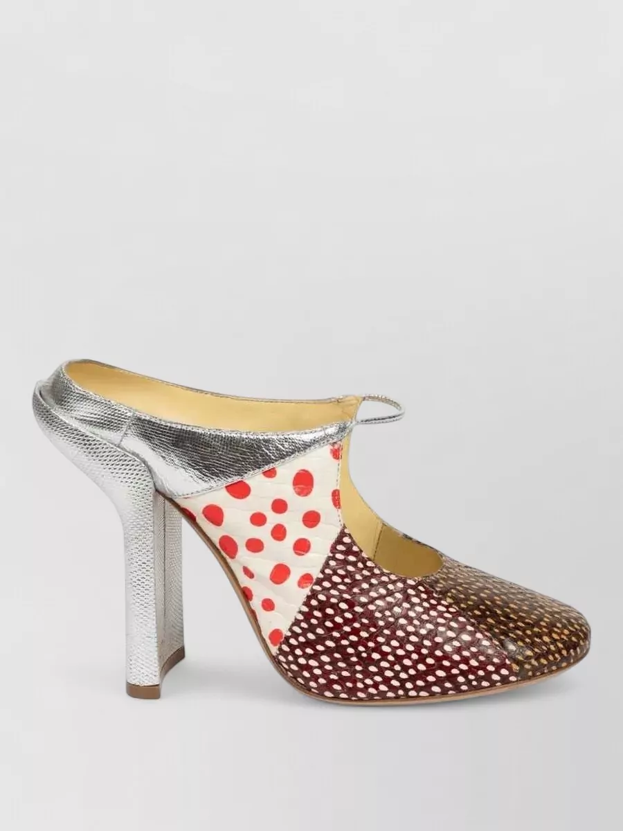 Dries Van Noten Leather Patchwork Pumps