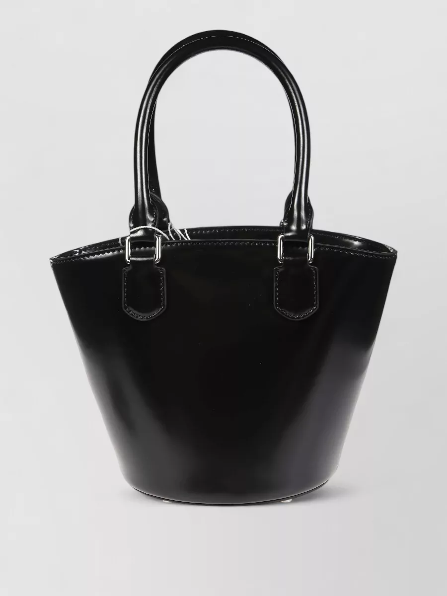 Self-Portrait the bow leather tote bag