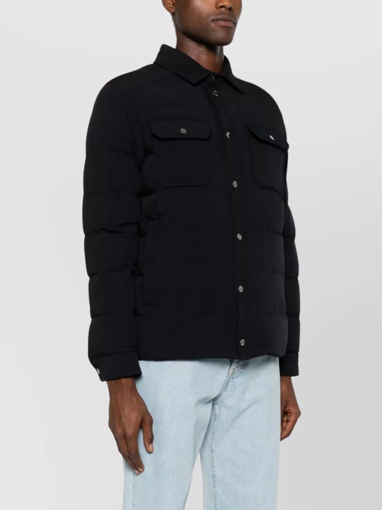 Moorer Padded Down Jacket Featuring Multiple Pockets