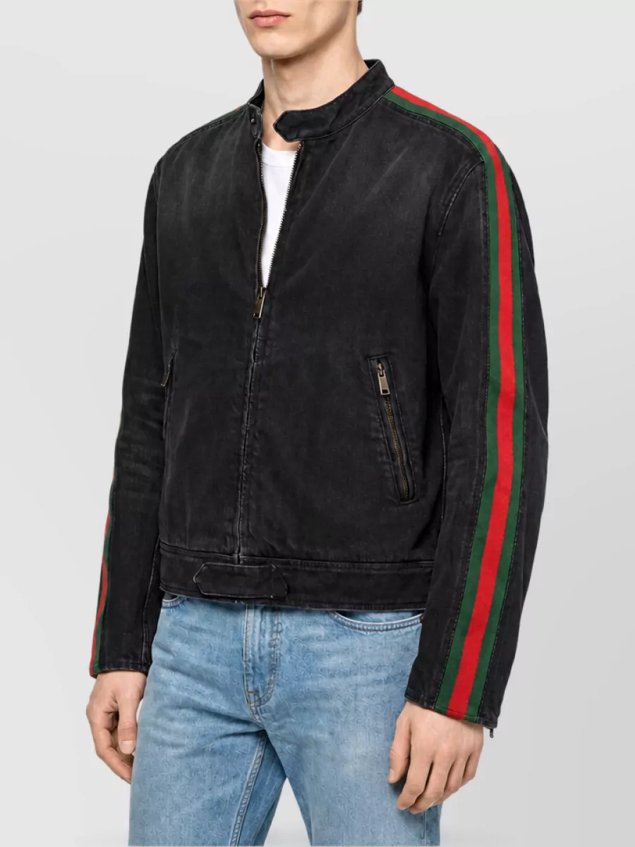 Gucci Denim Regular-Fit Biker Jacket
