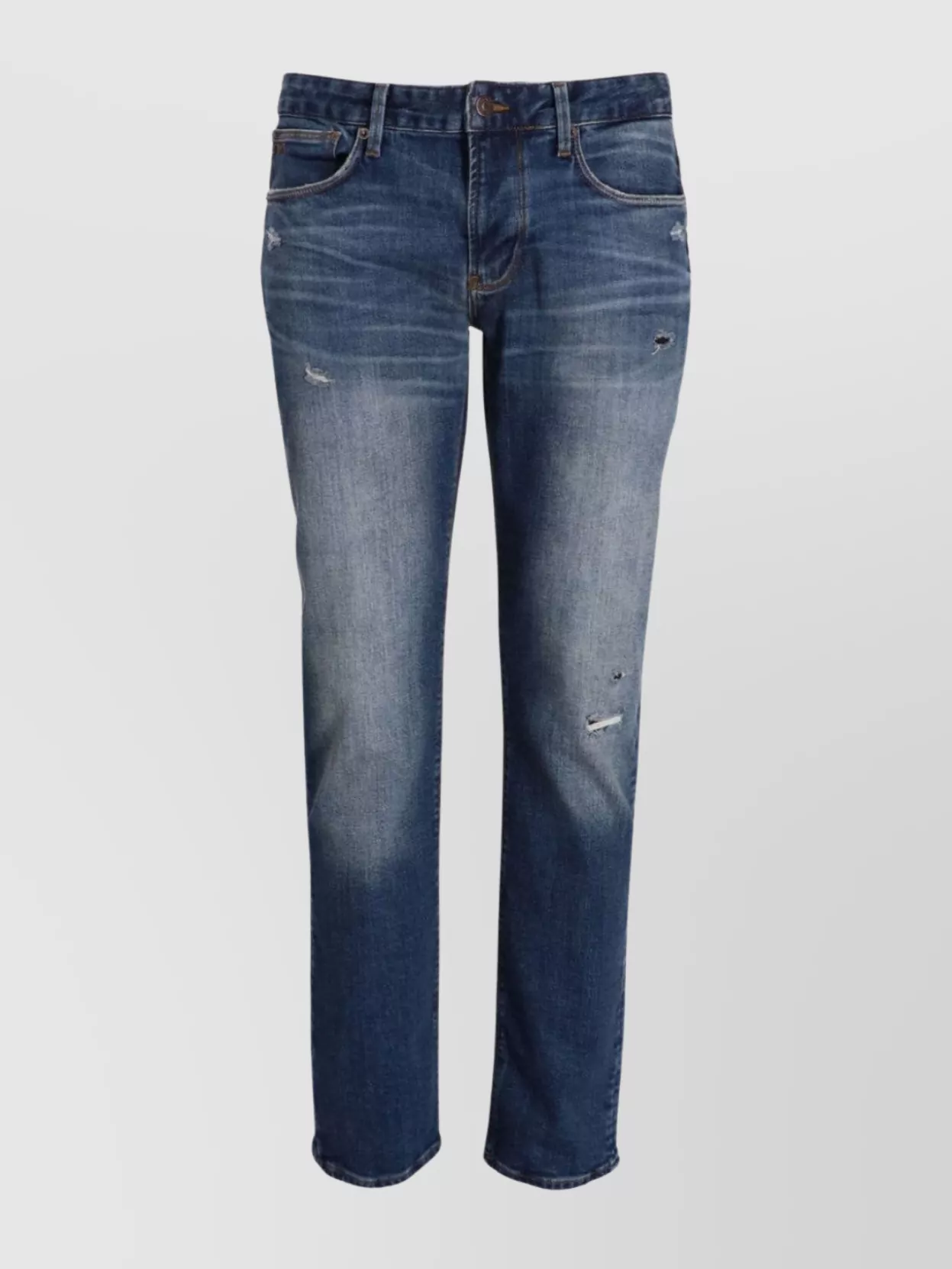 Emporio Armani Cotton Blend Slim Fit Jeans